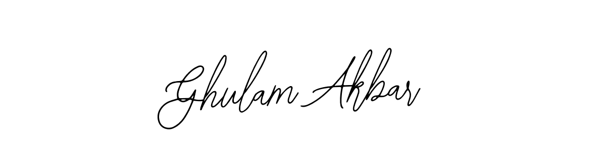 Once you've used our free online signature maker to create your best signature Bearetta-2O07w style, it's time to enjoy all of the benefits that Ghulam Akbar name signing documents. Ghulam Akbar signature style 12 images and pictures png