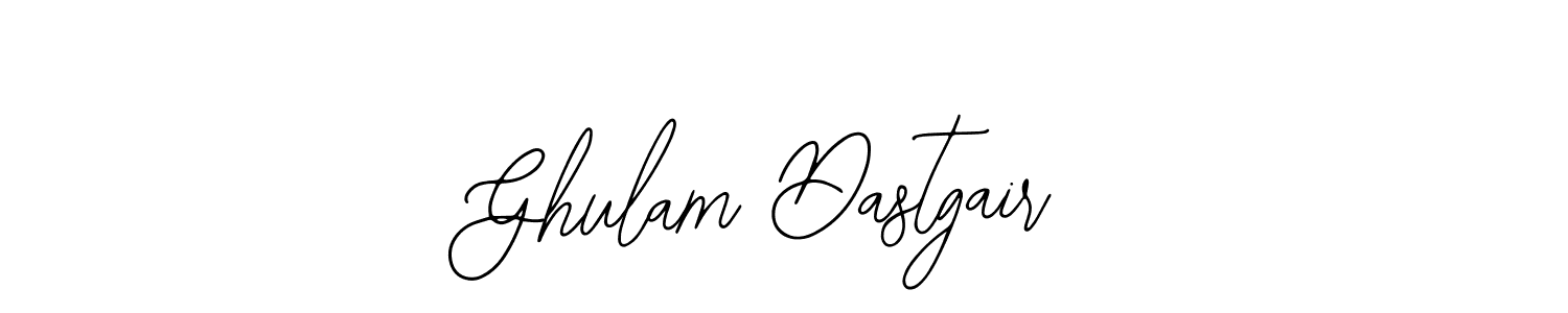 How to make Ghulam Dastgair signature? Bearetta-2O07w is a professional autograph style. Create handwritten signature for Ghulam Dastgair name. Ghulam Dastgair signature style 12 images and pictures png