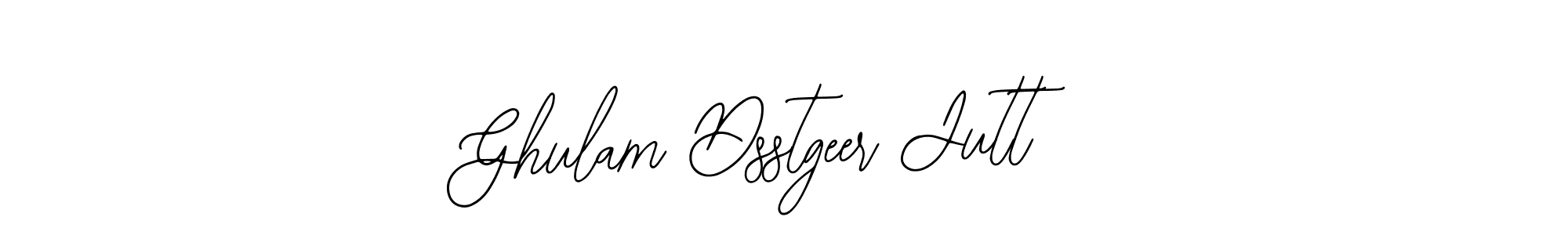 if you are searching for the best signature style for your name Ghulam Dsstgeer Jutt. so please give up your signature search. here we have designed multiple signature styles  using Bearetta-2O07w. Ghulam Dsstgeer Jutt signature style 12 images and pictures png