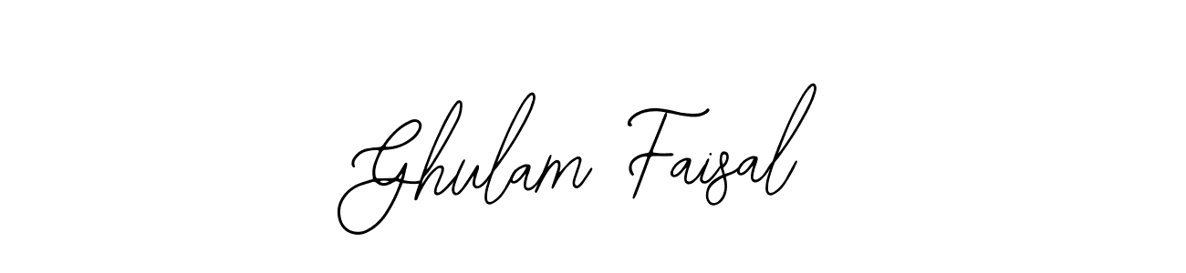 Also we have Ghulam Faisal name is the best signature style. Create professional handwritten signature collection using Bearetta-2O07w autograph style. Ghulam Faisal signature style 12 images and pictures png