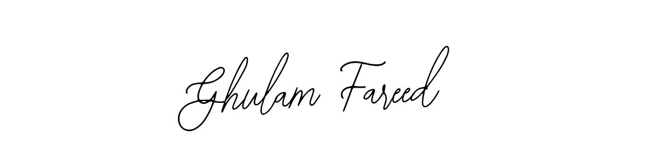 Also we have Ghulam Fareed name is the best signature style. Create professional handwritten signature collection using Bearetta-2O07w autograph style. Ghulam Fareed signature style 12 images and pictures png