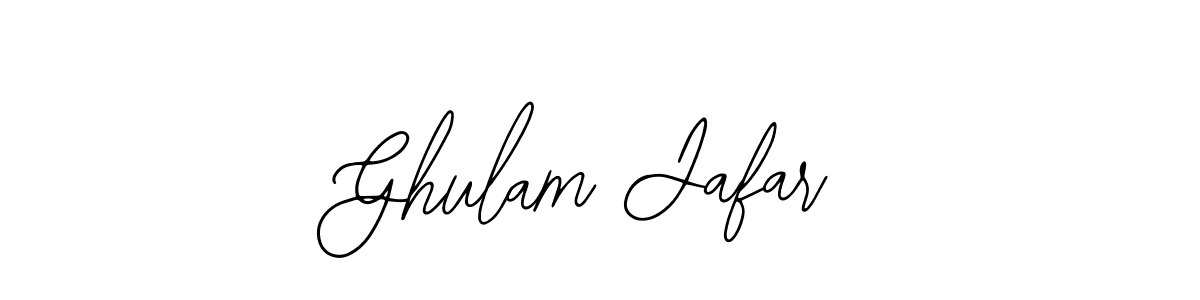 Similarly Bearetta-2O07w is the best handwritten signature design. Signature creator online .You can use it as an online autograph creator for name Ghulam Jafar. Ghulam Jafar signature style 12 images and pictures png
