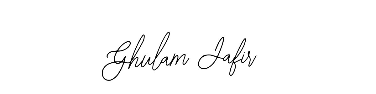 How to Draw Ghulam Jafir signature style? Bearetta-2O07w is a latest design signature styles for name Ghulam Jafir. Ghulam Jafir signature style 12 images and pictures png