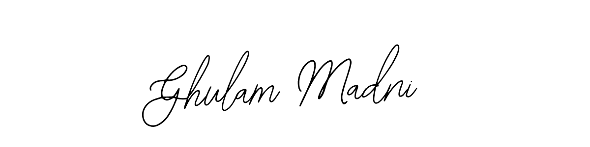 How to make Ghulam Madni signature? Bearetta-2O07w is a professional autograph style. Create handwritten signature for Ghulam Madni name. Ghulam Madni signature style 12 images and pictures png