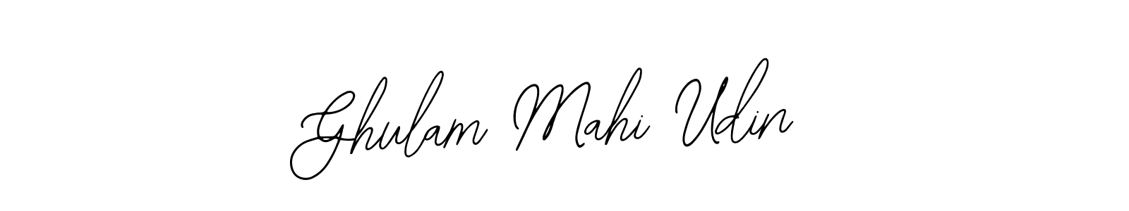 How to Draw Ghulam Mahi Udin signature style? Bearetta-2O07w is a latest design signature styles for name Ghulam Mahi Udin. Ghulam Mahi Udin signature style 12 images and pictures png