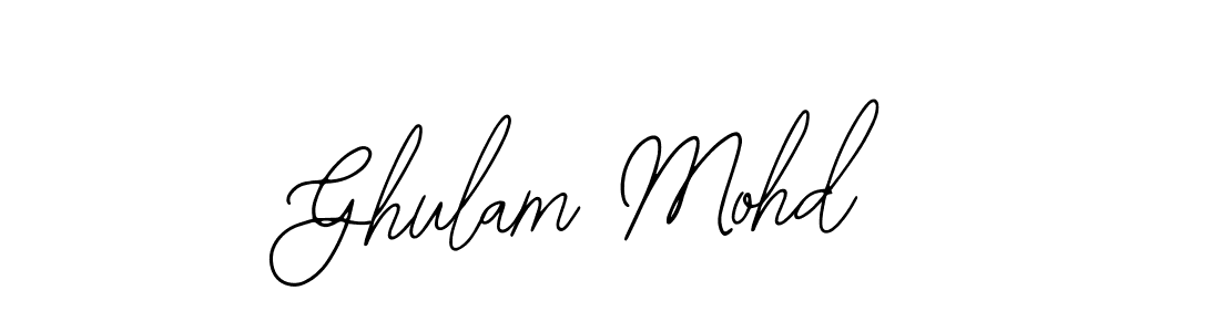 Also we have Ghulam Mohd name is the best signature style. Create professional handwritten signature collection using Bearetta-2O07w autograph style. Ghulam Mohd signature style 12 images and pictures png