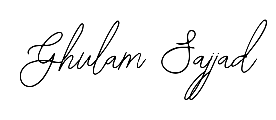 Give your name Ghulam Sajjad an exquisite flair with the Bearetta-2O07w script font. Ideal for contracts, resumes, and formal letterheads. Ghulam Sajjad signature style 12 images and pictures png