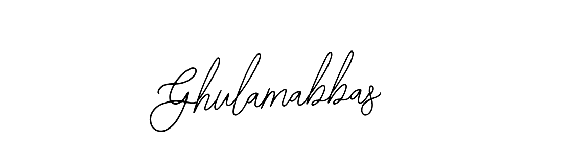 Make a beautiful signature design for name Ghulamabbas. With this signature (Bearetta-2O07w) style, you can create a handwritten signature for free. Ghulamabbas signature style 12 images and pictures png