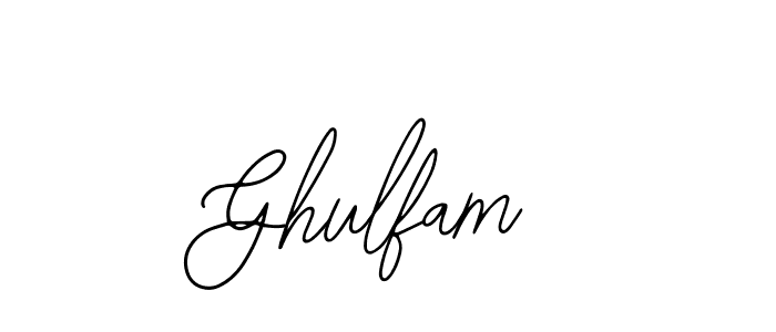 Make a beautiful signature design for name Ghulfam. With this signature (Bearetta-2O07w) style, you can create a handwritten signature for free. Ghulfam signature style 12 images and pictures png