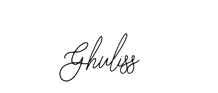 Make a beautiful signature design for name Ghuliss. Use this online signature maker to create a handwritten signature for free. Ghuliss signature style 12 images and pictures png