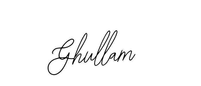 if you are searching for the best signature style for your name Ghullam. so please give up your signature search. here we have designed multiple signature styles  using Bearetta-2O07w. Ghullam signature style 12 images and pictures png