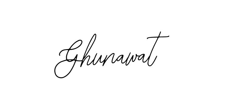 Also we have Ghunawat name is the best signature style. Create professional handwritten signature collection using Bearetta-2O07w autograph style. Ghunawat signature style 12 images and pictures png