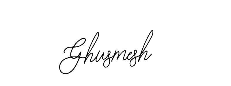 if you are searching for the best signature style for your name Ghusmesh. so please give up your signature search. here we have designed multiple signature styles  using Bearetta-2O07w. Ghusmesh signature style 12 images and pictures png