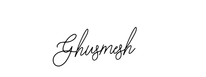 Create a beautiful signature design for name Ghusmesh. With this signature (Bearetta-2O07w) fonts, you can make a handwritten signature for free. Ghusmesh signature style 12 images and pictures png