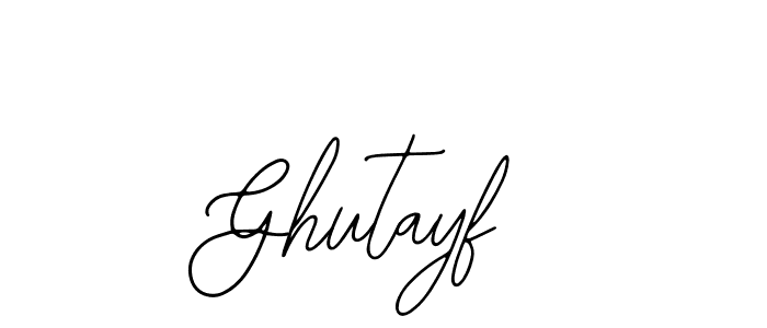 Ghutayf stylish signature style. Best Handwritten Sign (Bearetta-2O07w) for my name. Handwritten Signature Collection Ideas for my name Ghutayf. Ghutayf signature style 12 images and pictures png