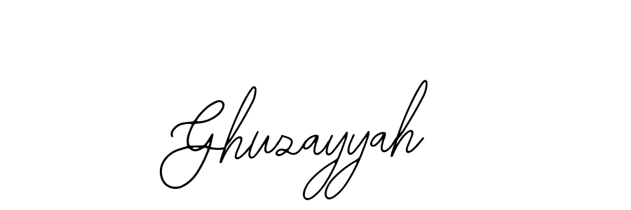 Use a signature maker to create a handwritten signature online. With this signature software, you can design (Bearetta-2O07w) your own signature for name Ghuzayyah. Ghuzayyah signature style 12 images and pictures png