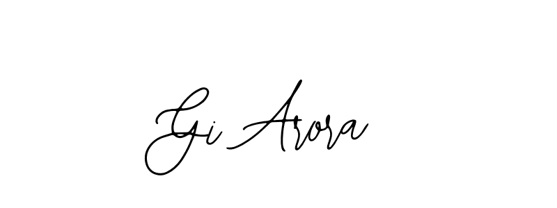 How to Draw Gi Arora signature style? Bearetta-2O07w is a latest design signature styles for name Gi Arora. Gi Arora signature style 12 images and pictures png