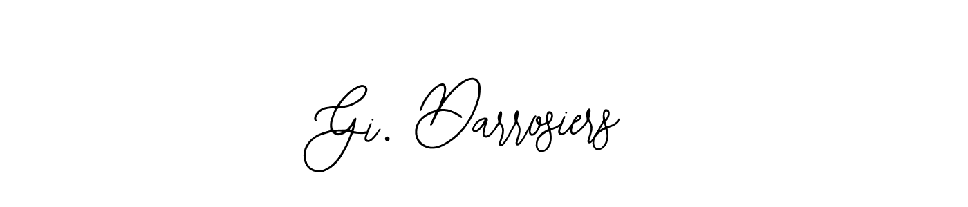 Similarly Bearetta-2O07w is the best handwritten signature design. Signature creator online .You can use it as an online autograph creator for name Gi. Darrosiers. Gi. Darrosiers signature style 12 images and pictures png