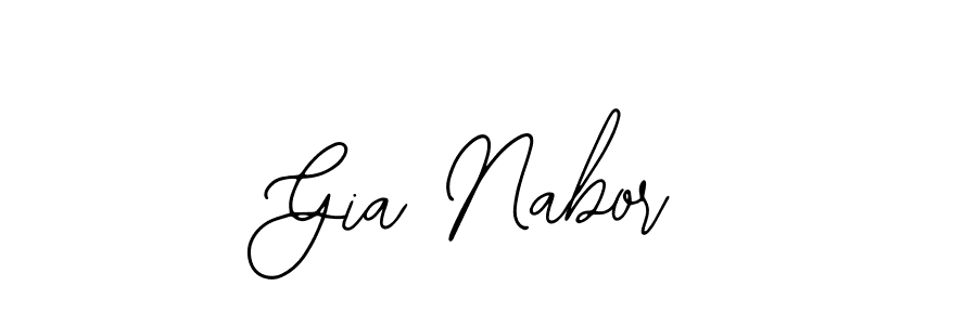 Make a beautiful signature design for name Gia Nabor. With this signature (Bearetta-2O07w) style, you can create a handwritten signature for free. Gia Nabor signature style 12 images and pictures png