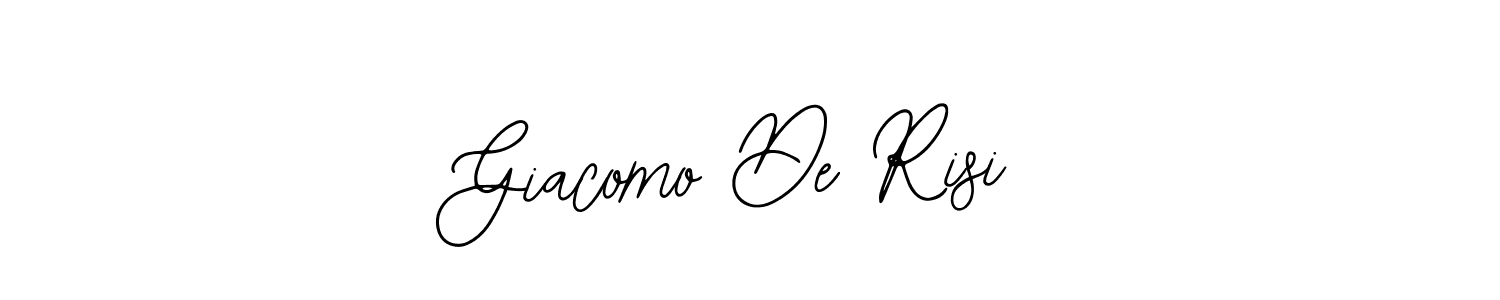 How to make Giacomo De Risi signature? Bearetta-2O07w is a professional autograph style. Create handwritten signature for Giacomo De Risi name. Giacomo De Risi signature style 12 images and pictures png