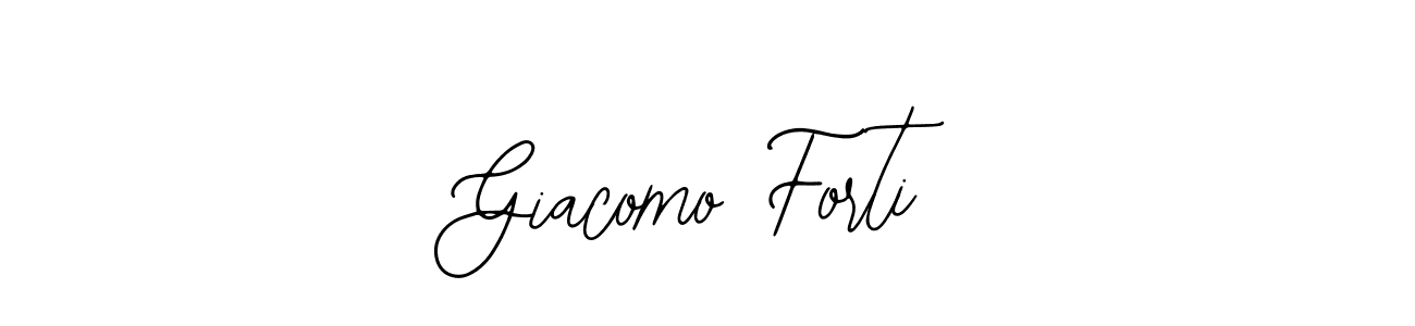 You should practise on your own different ways (Bearetta-2O07w) to write your name (Giacomo Forti) in signature. don't let someone else do it for you. Giacomo Forti signature style 12 images and pictures png