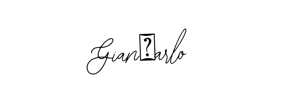 Make a beautiful signature design for name Gianсarlo. With this signature (Bearetta-2O07w) style, you can create a handwritten signature for free. Gianсarlo signature style 12 images and pictures png