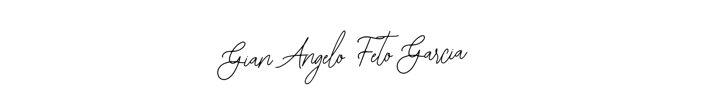 Gian Angelo Feto Garcia stylish signature style. Best Handwritten Sign (Bearetta-2O07w) for my name. Handwritten Signature Collection Ideas for my name Gian Angelo Feto Garcia. Gian Angelo Feto Garcia signature style 12 images and pictures png