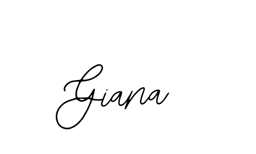Design your own signature with our free online signature maker. With this signature software, you can create a handwritten (Bearetta-2O07w) signature for name Giana. Giana signature style 12 images and pictures png