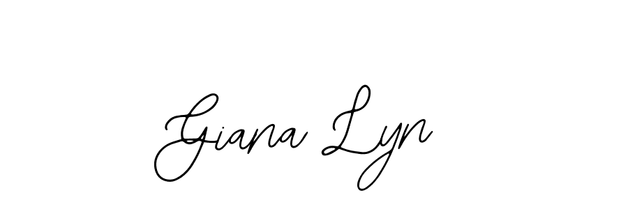 The best way (Bearetta-2O07w) to make a short signature is to pick only two or three words in your name. The name Giana Lyn include a total of six letters. For converting this name. Giana Lyn signature style 12 images and pictures png