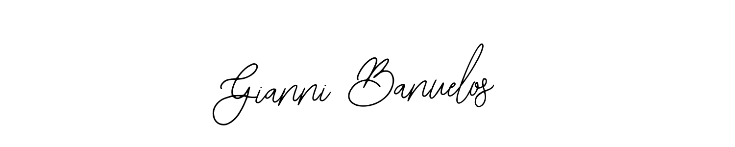 How to make Gianni Banuelos signature? Bearetta-2O07w is a professional autograph style. Create handwritten signature for Gianni Banuelos name. Gianni Banuelos signature style 12 images and pictures png
