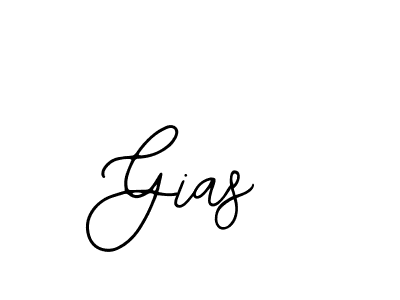 How to Draw Gias signature style? Bearetta-2O07w is a latest design signature styles for name Gias. Gias signature style 12 images and pictures png