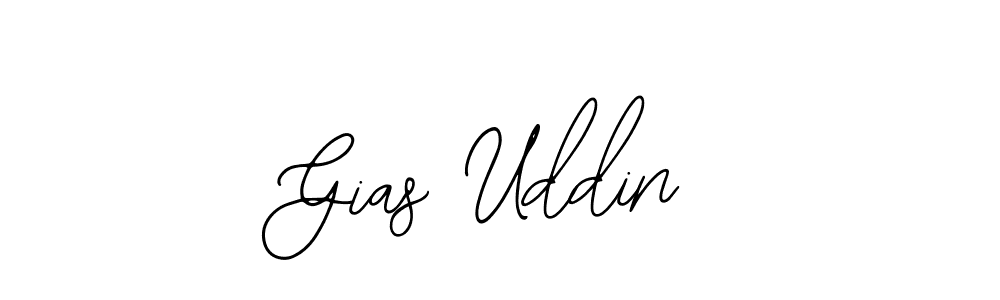 How to make Gias Uddin signature? Bearetta-2O07w is a professional autograph style. Create handwritten signature for Gias Uddin name. Gias Uddin signature style 12 images and pictures png
