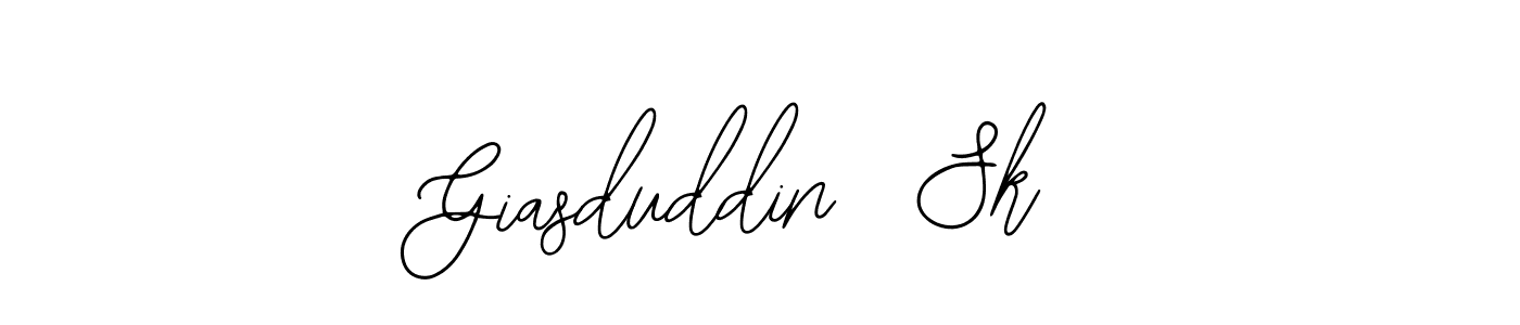 Similarly Bearetta-2O07w is the best handwritten signature design. Signature creator online .You can use it as an online autograph creator for name Giasduddin  Sk. Giasduddin  Sk signature style 12 images and pictures png