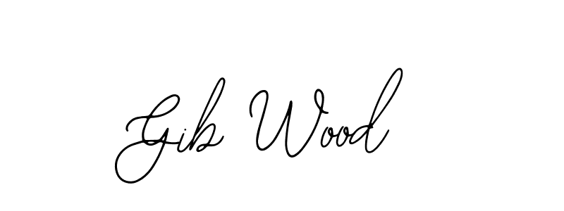 Similarly Bearetta-2O07w is the best handwritten signature design. Signature creator online .You can use it as an online autograph creator for name Gib Wood. Gib Wood signature style 12 images and pictures png