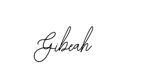 Make a beautiful signature design for name Gibeah. Use this online signature maker to create a handwritten signature for free. Gibeah signature style 12 images and pictures png