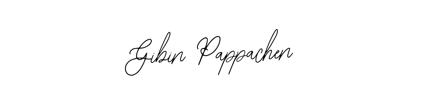 Make a beautiful signature design for name Gibin Pappachen. Use this online signature maker to create a handwritten signature for free. Gibin Pappachen signature style 12 images and pictures png