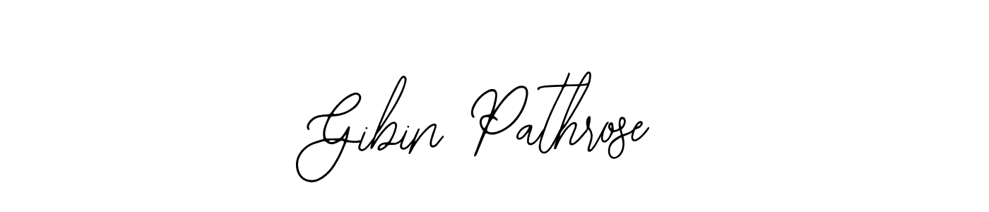 Also we have Gibin Pathrose name is the best signature style. Create professional handwritten signature collection using Bearetta-2O07w autograph style. Gibin Pathrose signature style 12 images and pictures png