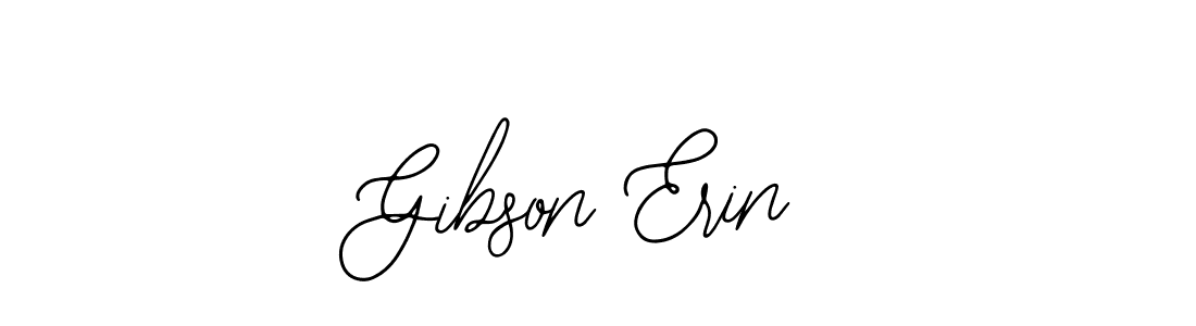 How to make Gibson Erin name signature. Use Bearetta-2O07w style for creating short signs online. This is the latest handwritten sign. Gibson Erin signature style 12 images and pictures png