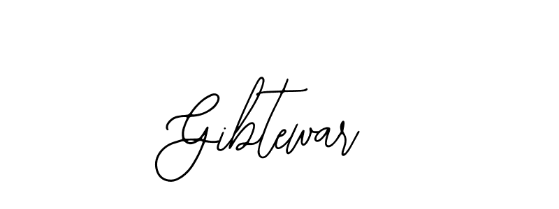 How to make Gibtewar signature? Bearetta-2O07w is a professional autograph style. Create handwritten signature for Gibtewar name. Gibtewar signature style 12 images and pictures png