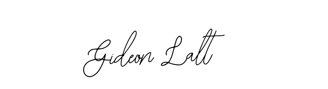 Make a beautiful signature design for name Gideon Lalt. With this signature (Bearetta-2O07w) style, you can create a handwritten signature for free. Gideon Lalt signature style 12 images and pictures png