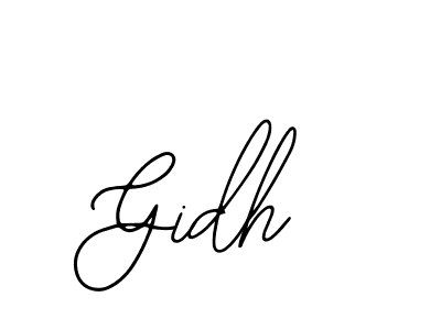 How to make Gidh signature? Bearetta-2O07w is a professional autograph style. Create handwritten signature for Gidh name. Gidh signature style 12 images and pictures png