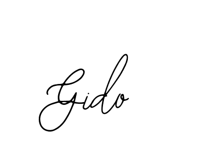 Gido stylish signature style. Best Handwritten Sign (Bearetta-2O07w) for my name. Handwritten Signature Collection Ideas for my name Gido. Gido signature style 12 images and pictures png