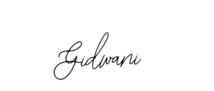 Also we have Gidwani name is the best signature style. Create professional handwritten signature collection using Bearetta-2O07w autograph style. Gidwani signature style 12 images and pictures png