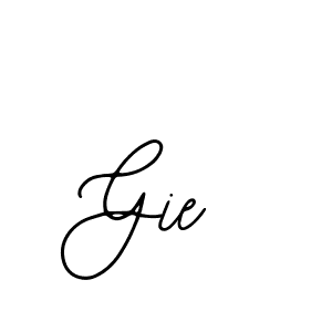 How to make Gie name signature. Use Bearetta-2O07w style for creating short signs online. This is the latest handwritten sign. Gie signature style 12 images and pictures png