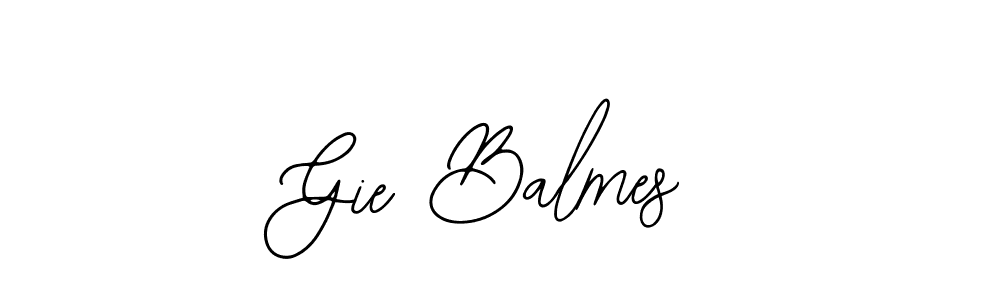 Here are the top 10 professional signature styles for the name Gie Balmes. These are the best autograph styles you can use for your name. Gie Balmes signature style 12 images and pictures png