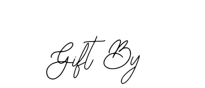 Design your own signature with our free online signature maker. With this signature software, you can create a handwritten (Bearetta-2O07w) signature for name Gift By. Gift By signature style 12 images and pictures png