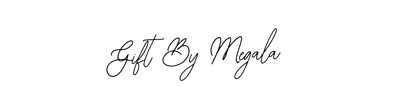 if you are searching for the best signature style for your name Gift By Megala. so please give up your signature search. here we have designed multiple signature styles  using Bearetta-2O07w. Gift By Megala signature style 12 images and pictures png