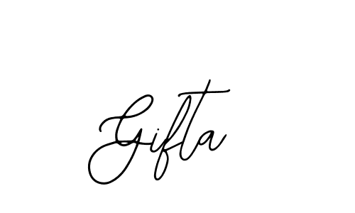 Design your own signature with our free online signature maker. With this signature software, you can create a handwritten (Bearetta-2O07w) signature for name Gifta. Gifta signature style 12 images and pictures png