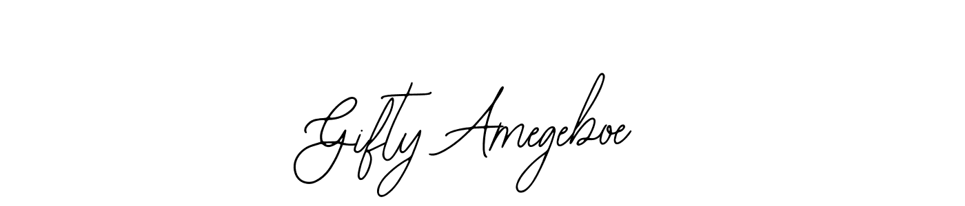 Use a signature maker to create a handwritten signature online. With this signature software, you can design (Bearetta-2O07w) your own signature for name Gifty Amegeboe. Gifty Amegeboe signature style 12 images and pictures png