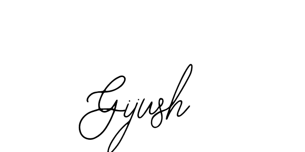 if you are searching for the best signature style for your name Gijush. so please give up your signature search. here we have designed multiple signature styles  using Bearetta-2O07w. Gijush signature style 12 images and pictures png